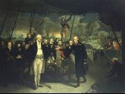 Daniel Orme Duncan Receiving the Surrender of de Winter at the Battle of Camperdown France oil painting artist